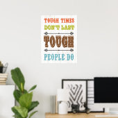 Inspirerend kunst - hoest niet de laatste poster (Thuiskantoor)