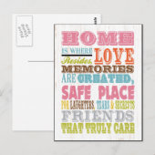 Inspirerend kunst - Home Briefkaart (Voorkant / Achterkant)