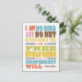 Inspirerend kunst - Jane Eyre Briefkaart (Staand voorkant)