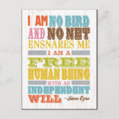 Inspirerend kunst - Jane Eyre Briefkaart (Voorkant)