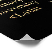 Inspirerend kunst - Wasserijproces Poster (Hoek)