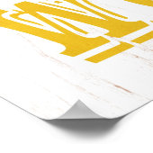 Inspirerend kunst: wees de verandering die je wilt poster (Hoek)