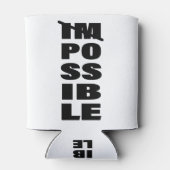 Inspirerend kunstcitaat Kunst Eindeloze mogelijkhe Blikjeskoeler (Achterkant)