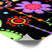 Inspirerend "Laat het gebeuren" in een boomklaslok Poster (Hoek)