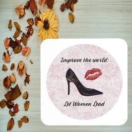 Inspirerend laat vrouwen leiden bier onderzetter