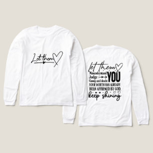 Inspirerend Laat Ze Tri-Blend Shirt