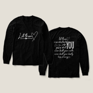 Inspirerend Laat Ze Tri-Blend Shirt