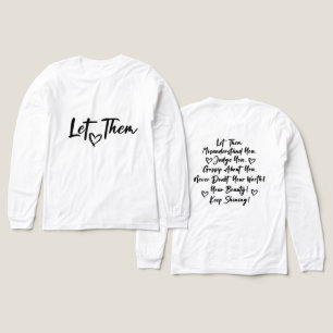 Inspirerend Laat Ze Tri-Blend Shirt