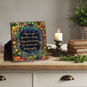 Inspirerend  laatste dag met u citaat fotoplaat