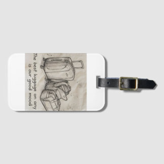 Inspirerend label voor uw bagage bagagelabel
