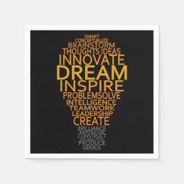 Inspirerend Lamp papieren servetten