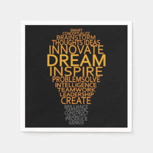 Inspirerend Lamp papieren servetten