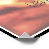 inspirerend lampje Walt Whitman citaat Poster (Hoek)