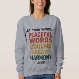Inspirerend lange-Sleeve sweatshirt