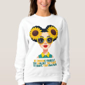 Inspirerend lange-Sleeve sweatshirt (Voorkant)