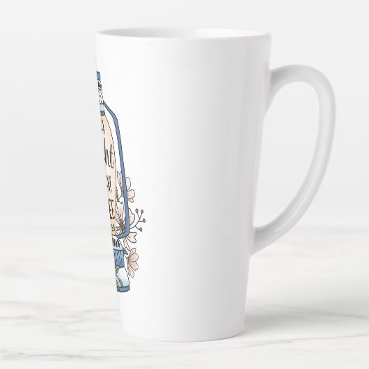 Inspirerend lantaarn latte mok (Rechts)