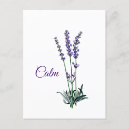 Inspirerend lavenderventiel briefkaart