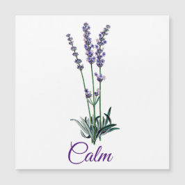 Inspirerend lavenderventiel Magnetische Kaart
