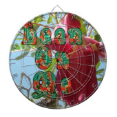 Inspirerend Lean On Me Floral Skyward Art Print Dartbord (Voorkant)