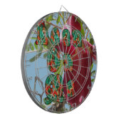 Inspirerend Lean On Me Floral Skyward Art Print Dartbord (Voorkant Links)