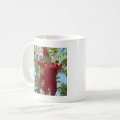 Inspirerend Lean On Me Floral Skyward Art Print Koffiemok (Voorkant links)