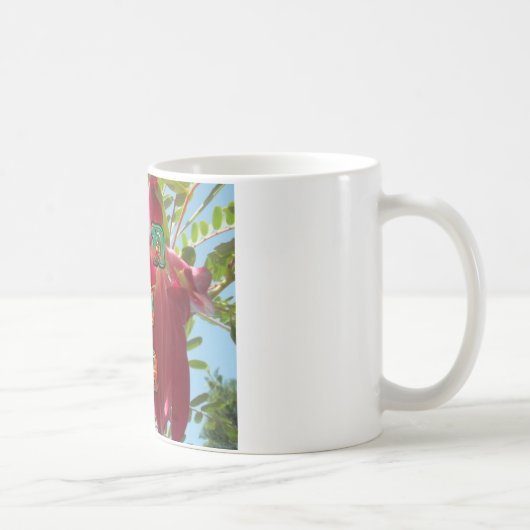 Inspirerend Lean On Me Floral Skyward Art Print Koffiemok (Rechts)
