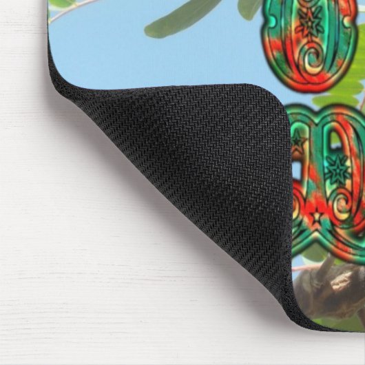 Inspirerend Lean On Me Floral Skyward Art Print Muismat (Hoek)