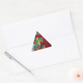 Inspirerend Lean On Me Floral Skyward Art Print Sticker (Envelop)