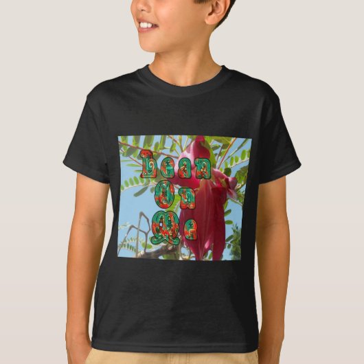 Inspirerend Lean On Me Floral Skyward Art Print T-shirt (Voorkant)