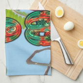 Inspirerend Lean On Me Floral Skyward Art Print Theedoek (Quarter Fold)