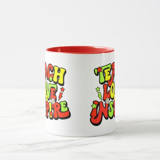 Inspirerend leercitaat mok (Midden)