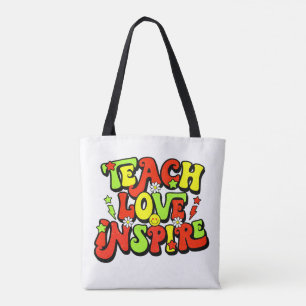 Inspirerend leercitaat tote bag