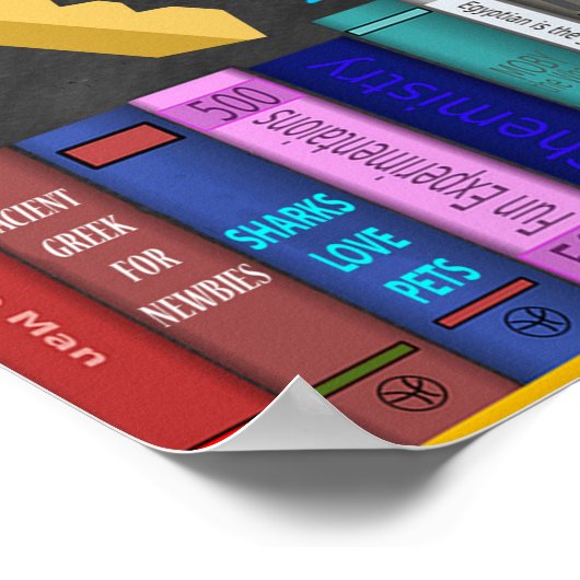 Inspirerend leesklaslokaal Poster (Hoek)