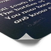 Inspirerend legaliteit van Kim McElroy Poster (Hoek)