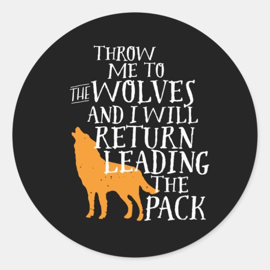 Inspirerend leiderschap citeert sterke leiders ronde sticker (Voorkant)