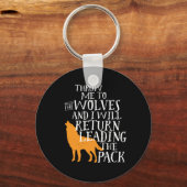 Inspirerend leiderschap citeert sterke leiders sleutelhanger (Voorkant)