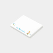 Inspirerend lentesvos met paraplu post-it® notes (Schuin)