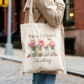 Inspirerend leraar cadeau geloof, hoop, liefde & v tote bag