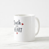 Inspirerend leraar Quote Des Koffiemok (Voorkant rechts)