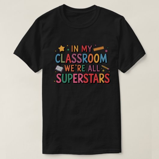 Inspirerend lerarenquote t-shirt (Design voorkant)