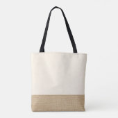 Inspirerend lerarenwaardering Faux Burlap tot Tote Bag (Achterkant)