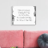 Inspirerend leren dansen in de Regenprijsopgave Canvas Afdruk (Insitu (Woonkamer))