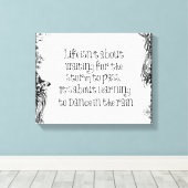 Inspirerend leren dansen in de Regenprijsopgave Canvas Afdruk (Insitu (Houten vloer))