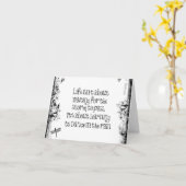 Inspirerend leren dansen in de Regenprijsopgave Kaart (Gele Bloem)