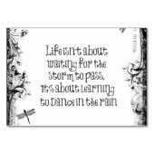 Inspirerend leren dansen in de Regenprijsopgave Kaart (Voorkant)