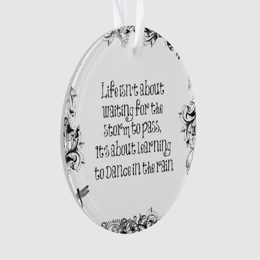 Inspirerend leren dansen in de Regenprijsopgave Ornament (voorkant)