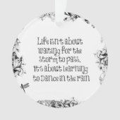 Inspirerend leren dansen in de Regenprijsopgave Ornament (voorkant)