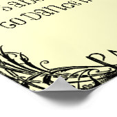 Inspirerend leren dansen in de Regenprijsopgave Poster (Hoek)