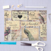  inspirerend letters ephemera tissuepapier (Craft)