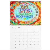 Inspirerend leuke vrolijke inspirativiteitsschool kalender (Jan 2027)